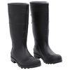 vidaXL Cizme de ploaie, negru, PVC, mărime 41