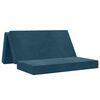 vidaXL Canapea Pat Pliabilă 160 x 67 x 45 cm albastru