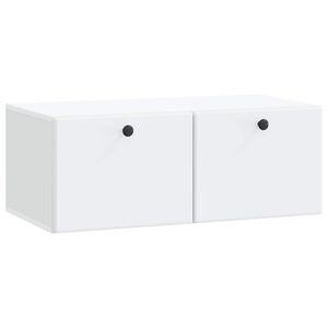 vidaXL Oglindă TV montată pe perete 78,5 x 41 x 30 cm Alb