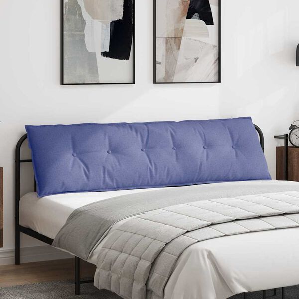 vidaXL Perna pentru spate Albastru Jeans 180 x 19 x 50 cm țesătură