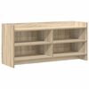 vidaXL Cabinet TV 100 x 33 x 47 cm Stejar Sonoma Lemn prelucrat