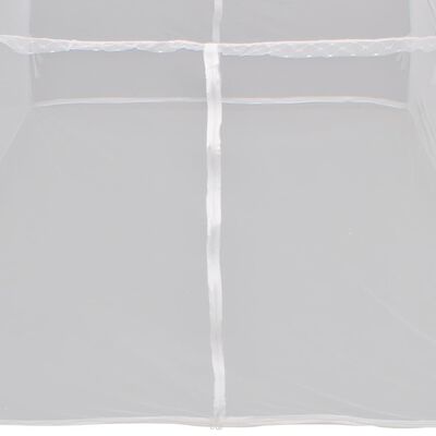 vidaXL Cort camping, alb, 200x120x130 cm, fibră de sticlă
