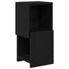 vidaXL Dulap de colț 25,5x25x55cm Lemn prelucrat Stejar Negru