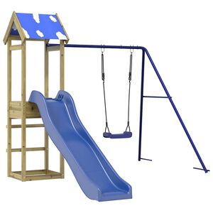 vidaXL Set de joacă pentru exterior, lemn de pin impregnat