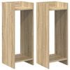 vidaXL Suport pentru plante 2 pcs Stejar Sonoma 30 x 30 x 80 cm