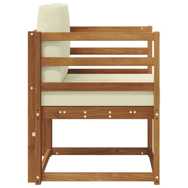 vidaXL Set de canapele de exterior Lemn de acacia solid și poliester