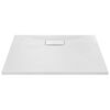 vidaXL Cădiță de duș, alb, 90 x 90 cm, SMC