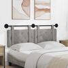 vidaXL Cap de pat suspendat Gri deschis 130 x 55 x 5 cm Catifea