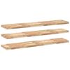 vidaXL Rafturi plutitoare 3 buc. 140x30x4cm lemn masiv acacia netratat