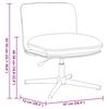 vidaXL Scaun de birou pivotant, gri deschis, material textil
