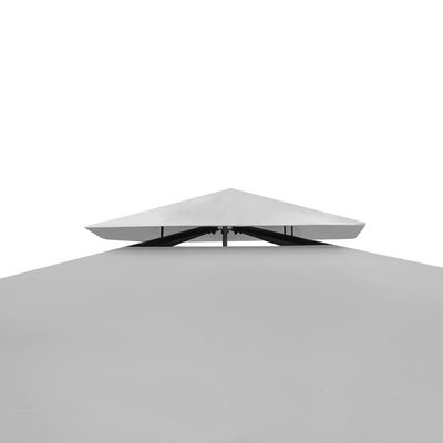 vidaXL Pavilion cu acoperiș, alb-crem, 3 x 4 m