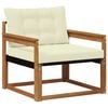 vidaXL Set de canapele de exterior Lemn solid de Acacia și Textilene