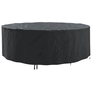vidaXL Husă pentru mobilă 279 x 279 x 71 cm Material Oxford 600D Negru