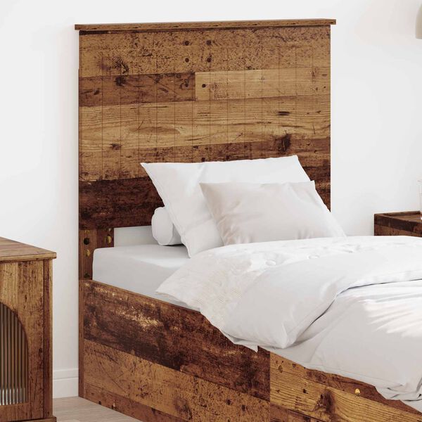 vidaXL Tăblie cap cu headboard Lemn Vechi 75 cm Lemn compozit