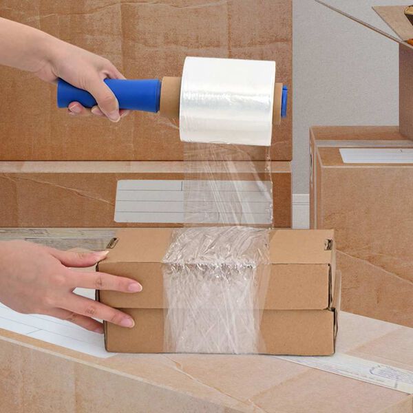 vidaXL Filme extensibile 10 buc Transparente 23 µm 10 cm x 300 m