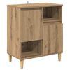 vidaXL Bufet stejar artizanal 35 x 60 x 70 cm Lemn prelucrat