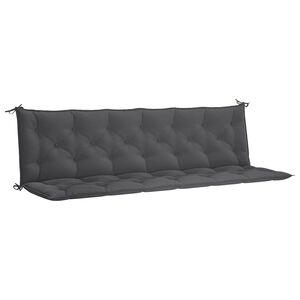 vidaXL Pernă bancă de grădină antracit 200x(50+50)x7 cm textil oxford
