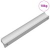 vidaXL M&acirc;nere Simplu 828 pcs Argintiu 105.7 x 7.4 x 15.5 mm Aluminiu