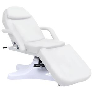 vidaXL Masă de masaj, alb, 180 x 62 x (86,5-118) cm