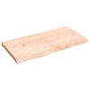vidaXL Blat de baie, 120x60x(2-6) cm, lemn masiv netratat