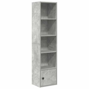 vidaXL Bibliotecă, gri beton, 31x24x127 cm, lemn prelucrat