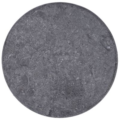 vidaXL Blat de masă, gri, Ø50x2,5 cm, marmură