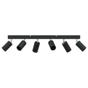 vidaXL Spot de tavan Negru 73 x 6 x 16 cm Metal