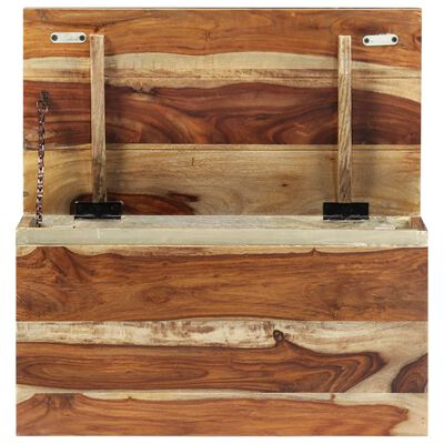 vidaXL Cufăr de depozitare, 30 x 30 x 57 cm, lemn masiv de sheesham