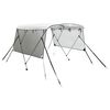 vidaXL Parasolar Bimini 3 arcuri pereți din plasă 183x(154-167)x137 cm
