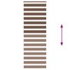 vidaXL Jaluzea tip zebra maro lățime țesătură 75,9 cm poliester