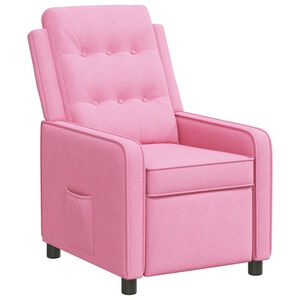 vidaXL Fotoliu recliner Roz 65 x 93 x 102 cm Țesătură