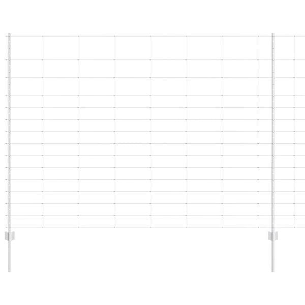 vidaXL Gard cu St&acirc;lp Argintiu 1,6 x 50 m Oțel