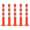 vidaXL Baliză control trafic, 5 buc., plastic, 75 cm