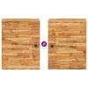 vidaXL Seturi de baie cu sertar cu raft natural Lemn de mango solid