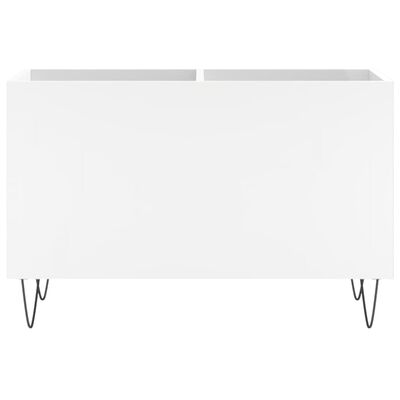 vidaXL Dulap de discuri, alb, 74,5x38x48 cm, lemn prelucrat