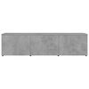 vidaXL Comodă TV, gri beton, 120 x 34 x 30 cm, PAL