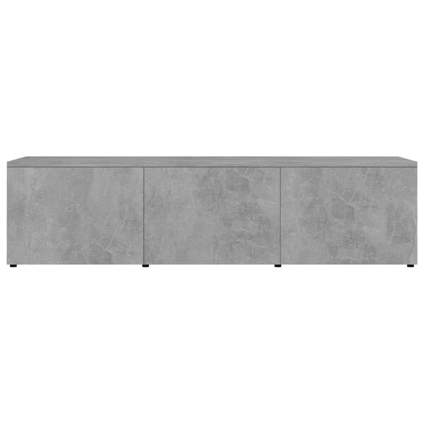 vidaXL Comodă TV, gri beton, 120 x 34 x 30 cm, PAL