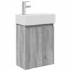 vidaXL Unitate de baie cu robinet Sonoma gri 45,5 x 25,5 x 84 cm