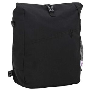 vidaXL Geantă de bicicletă Negru 33 x 16 x 60 cm Poliester