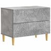 vidaXL Noptieră Gri Beton 62 x 34,5 x 48 cm Lemn prelucrat