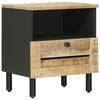 vidaXL Noptieră natural 40 x 33 x 46 cm Lemn de mango solid