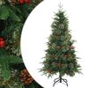 vidaXL Brad de Crăciun artificial cu ramuri articulare Verde 150 cm