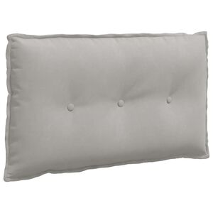 vidaXL Perna pentru spate Gri deschis 80 x 50 cm