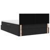 vidaXL Pat cu storage cu saltea Negru 140 x 190 cm Catifea