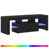 vidaXL Cabinet TV 120 x 35 x 40 cm Stejar Negru Lemn prelucrat