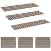 vidaXL Covorașe pentru trepte 15 buc. 76 x 20 cm Model din plasă gri