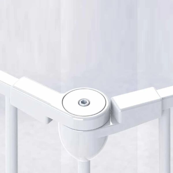 Noma Poartă de siguranță cu 5 panouri Modular, metal, alb, 94047