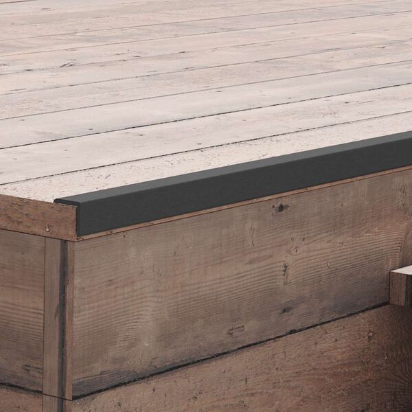 vidaXL Margini cornier pentru terasă WPC, 5 buc, 170 cm, negru