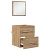 vidaXL Set de mobilier pentru baie cu sertar Maro 41 x 38,5 x 48 cm