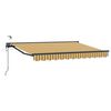 vidaXL Cort electric retractabil Galben, Gri, Antracit 3,5 x 2,5 m